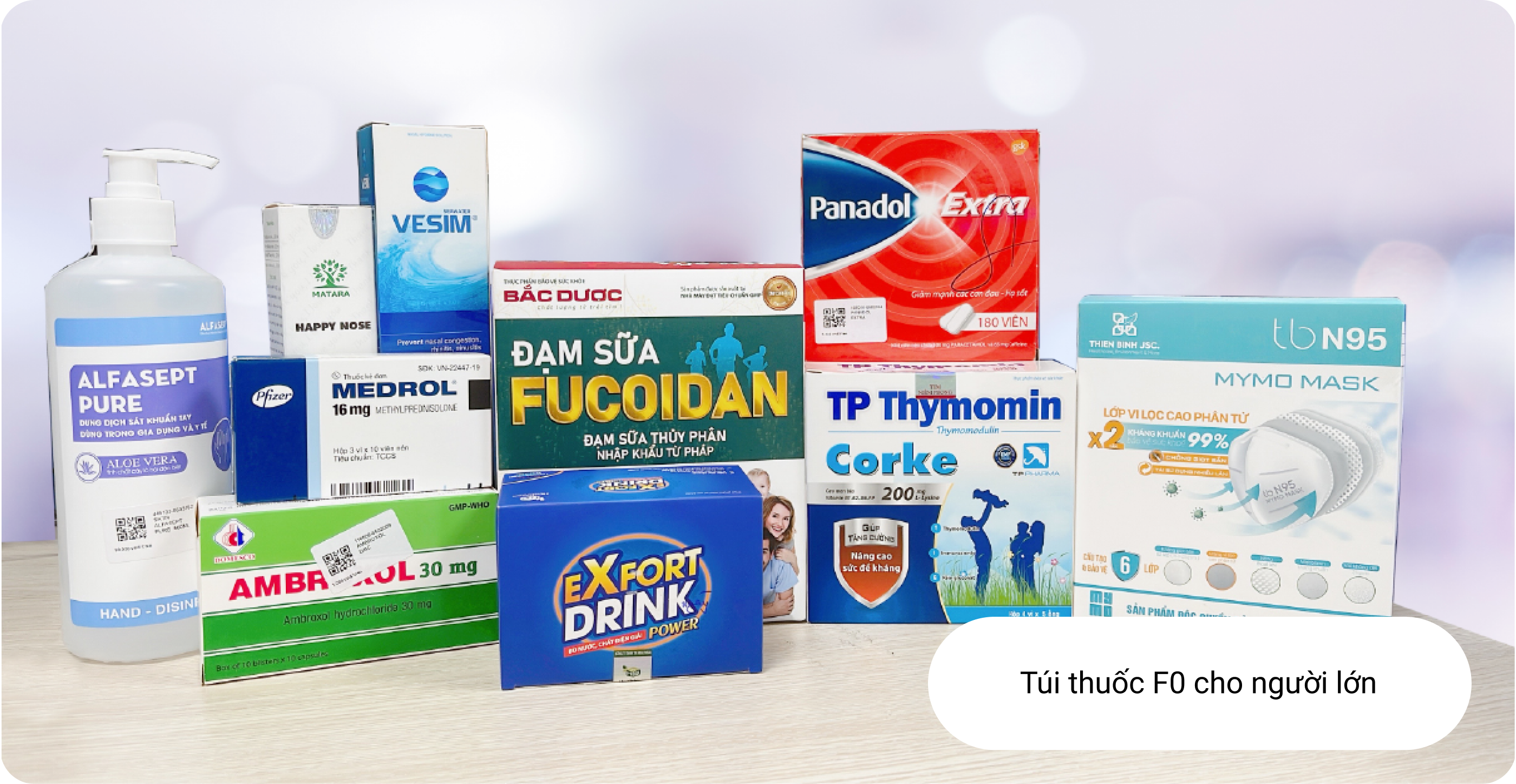 Túi thuốc F0 cho người lớn